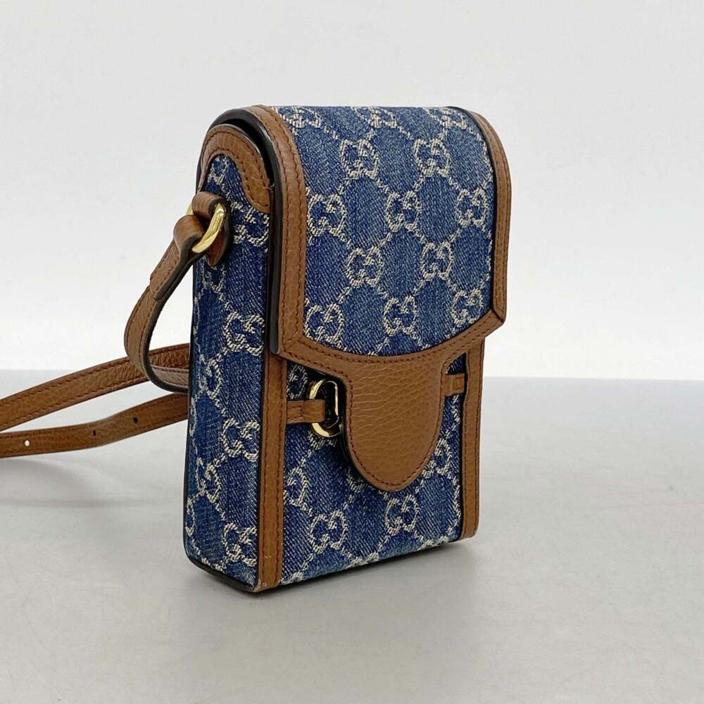 GUCCI Brown Horsebit Shoulder Bag - Picture 2 of 10